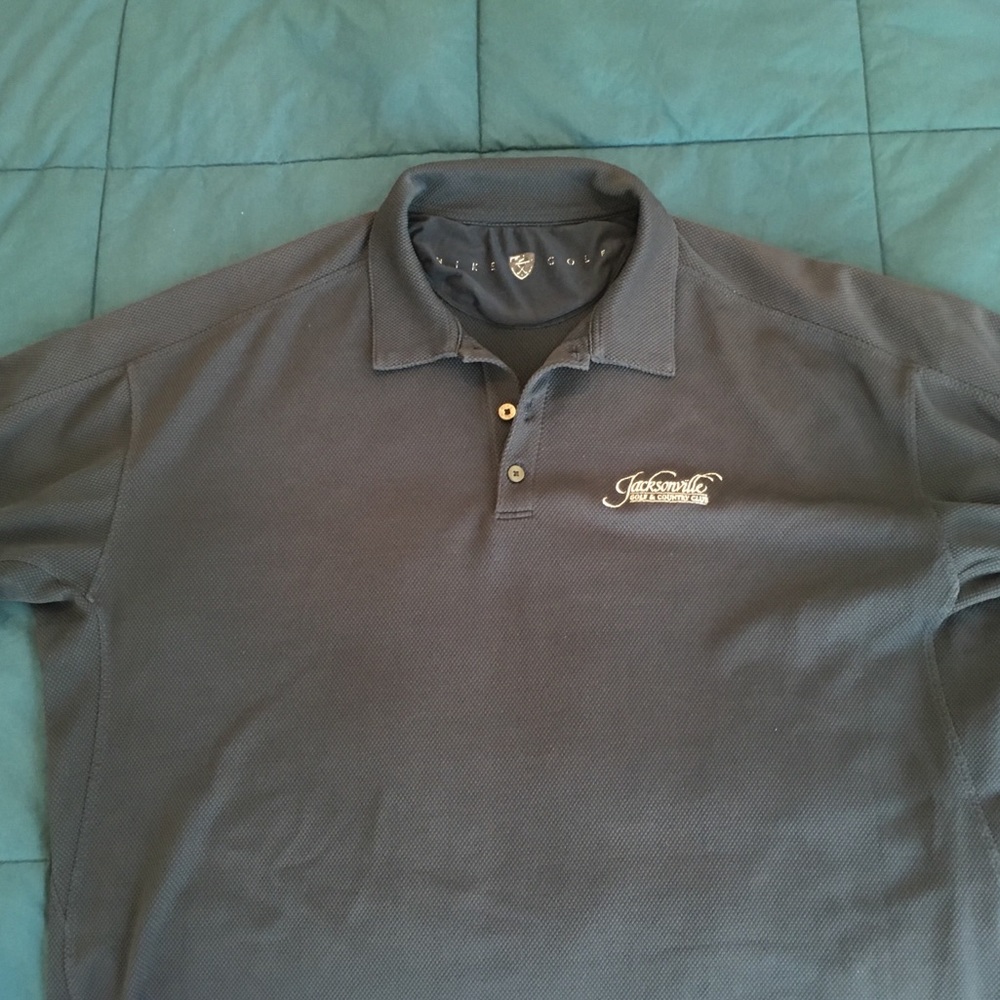 Navy Blue Nike Performance golf shirt XL